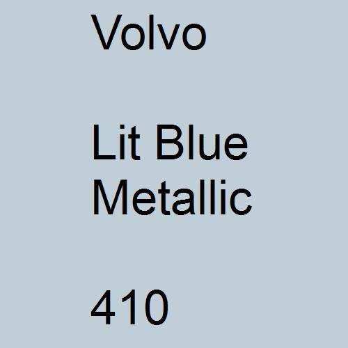 Volvo, Lit Blue Metallic, 410.